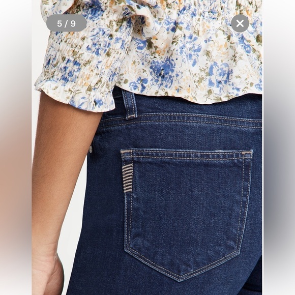 Paige Leenah Ankle Medium Wash Freesia Gardening Size 26 - Picture 6 of 17